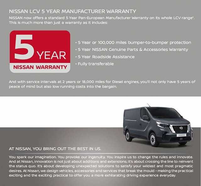 Nissan Primastar 2.0 dCi 110 Acenta L1 H1 3.0T Panel Van